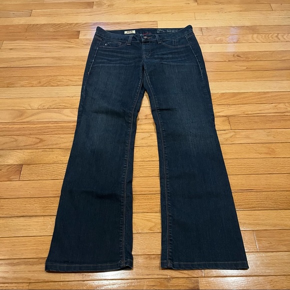 Design Lab Dark Wash Bowery Bootcut Jeans - Picture 2 of 15